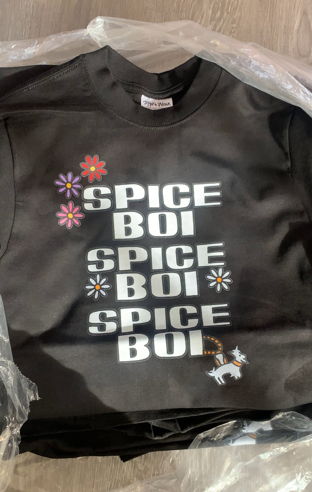 Black “Spice Boi” Heavy Tees